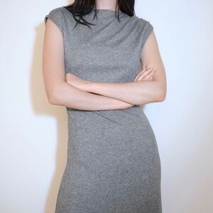 Grey medium mango dress